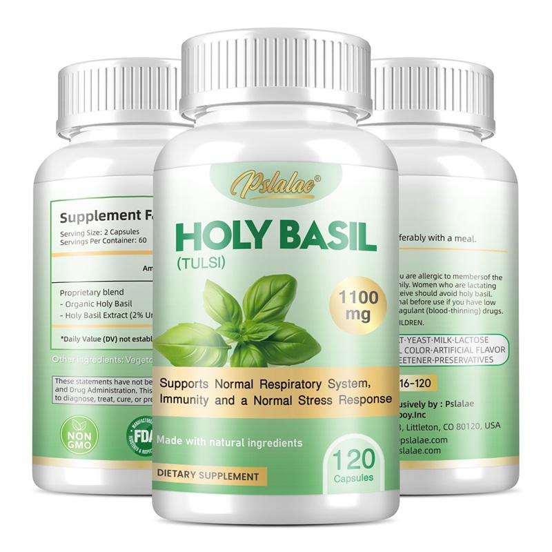 Tulsi Holy Basil - Cápsulas de manjericão sagrado – melhore