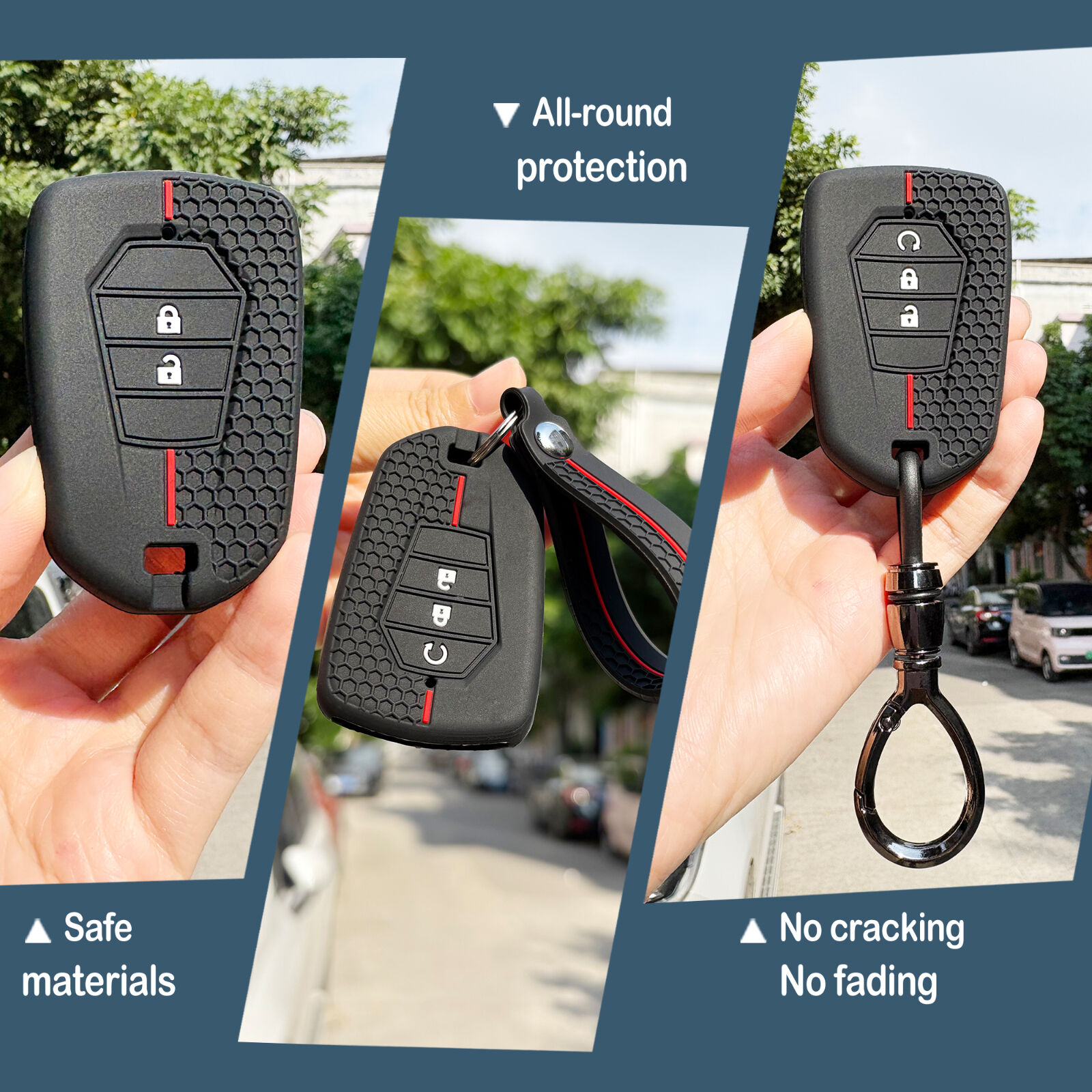Wellness X - Capa macia para chave para isuzu
