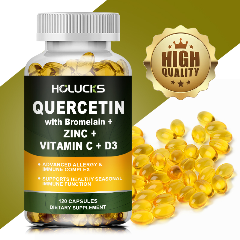 Tulsi Holy Basil - Suplemento Complexo de Quercetina, Apoia a