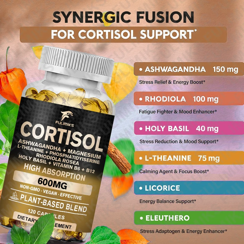 Suplemento Cortisol, equilíbri - Tulsi Holy Basil avaliação e preço