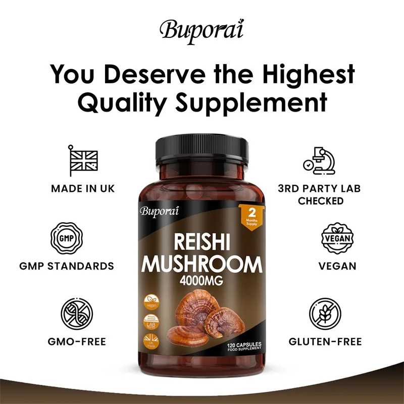 Cápsulas de cogumelo Reishi 40 - Tulsi Holy Basil avaliação e preço