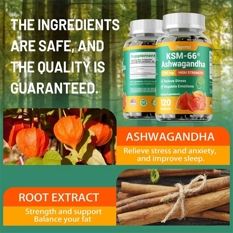 Cápsulas de extratos de Ashwag - Tulsi Holy Basil avaliação e preço